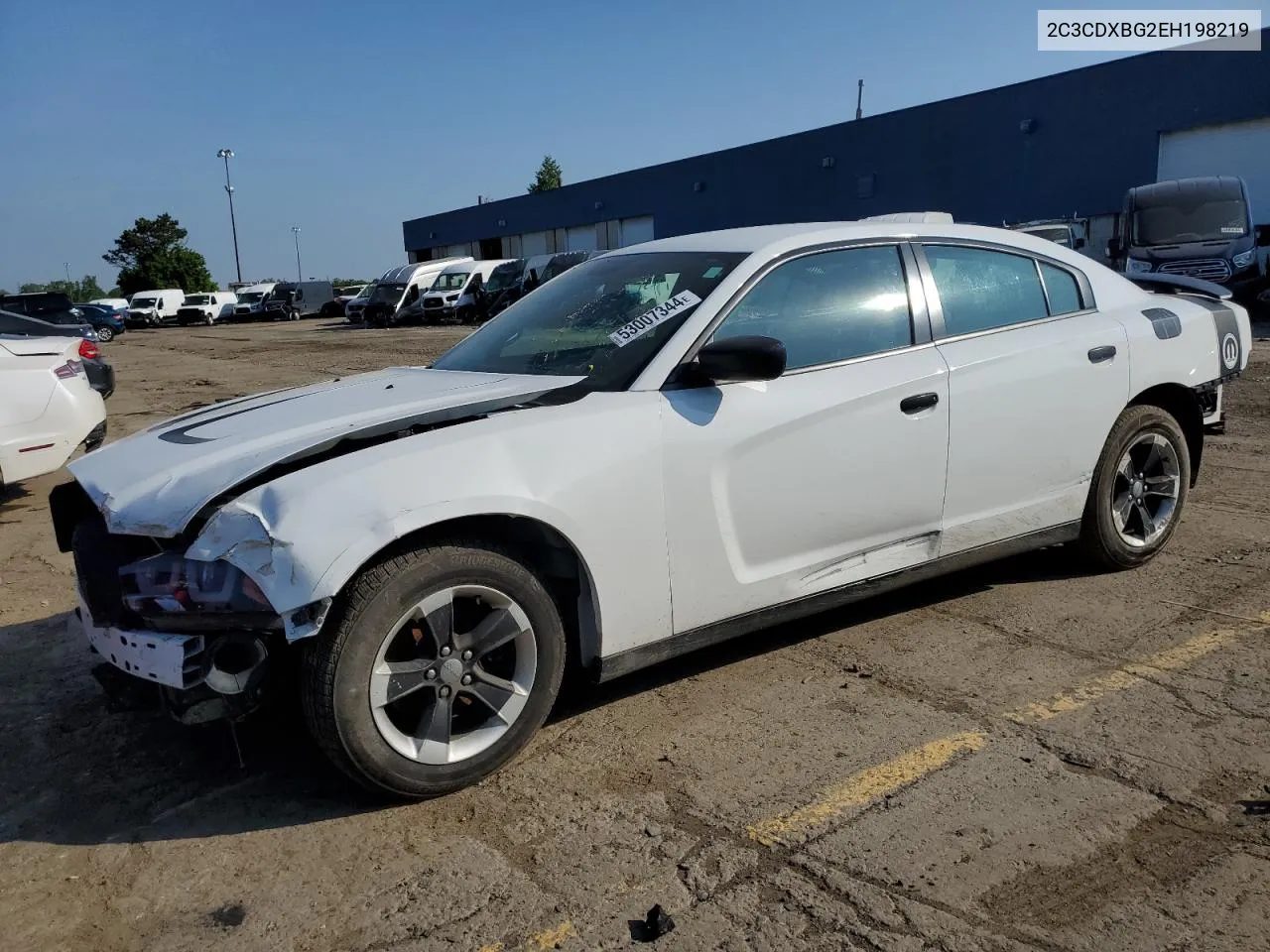 2014 Dodge Charger Se VIN: 2C3CDXBG2EH198219 Lot: 53007344