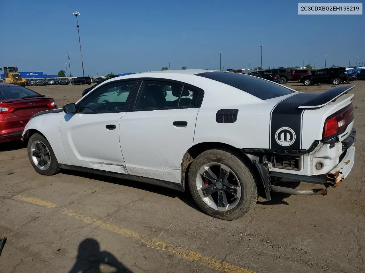 2014 Dodge Charger Se VIN: 2C3CDXBG2EH198219 Lot: 53007344