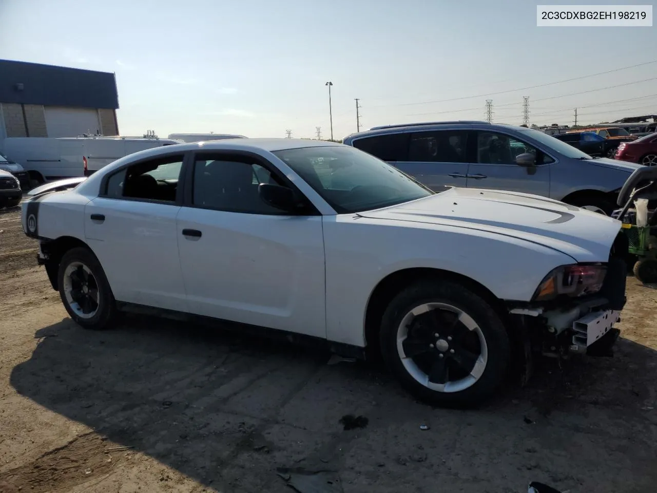 2014 Dodge Charger Se VIN: 2C3CDXBG2EH198219 Lot: 53007344