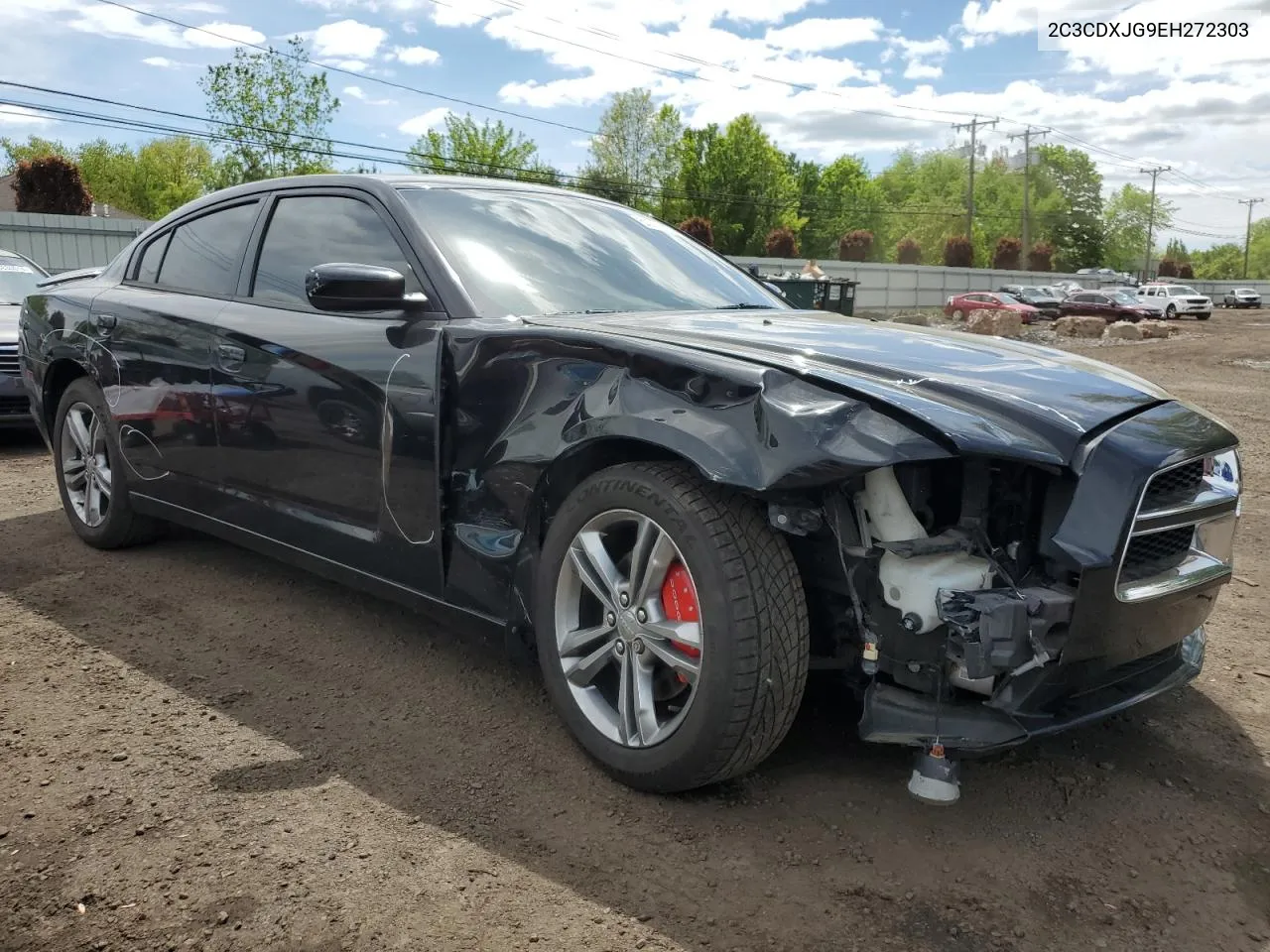 2014 Dodge Charger Sxt VIN: 2C3CDXJG9EH272303 Lot: 53734664