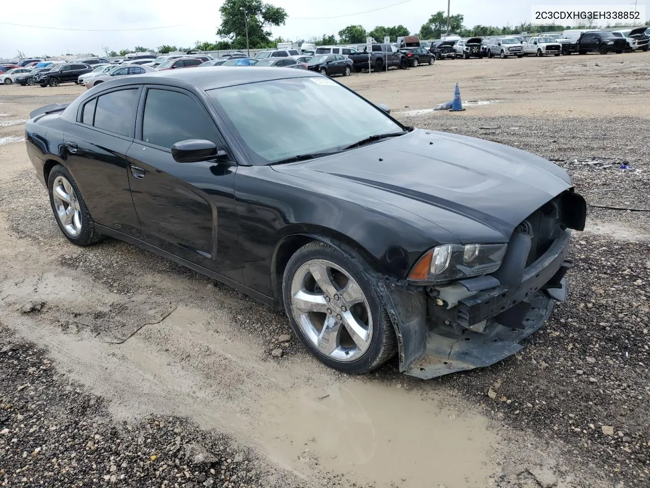 2C3CDXHG3EH338852 2014 Dodge Charger Sxt