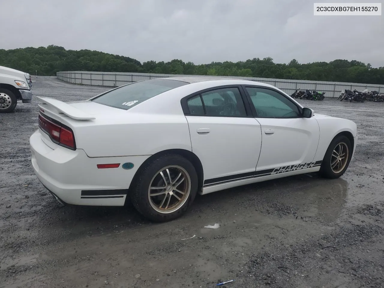 2014 Dodge Charger Se VIN: 2C3CDXBG7EH155270 Lot: 53881304