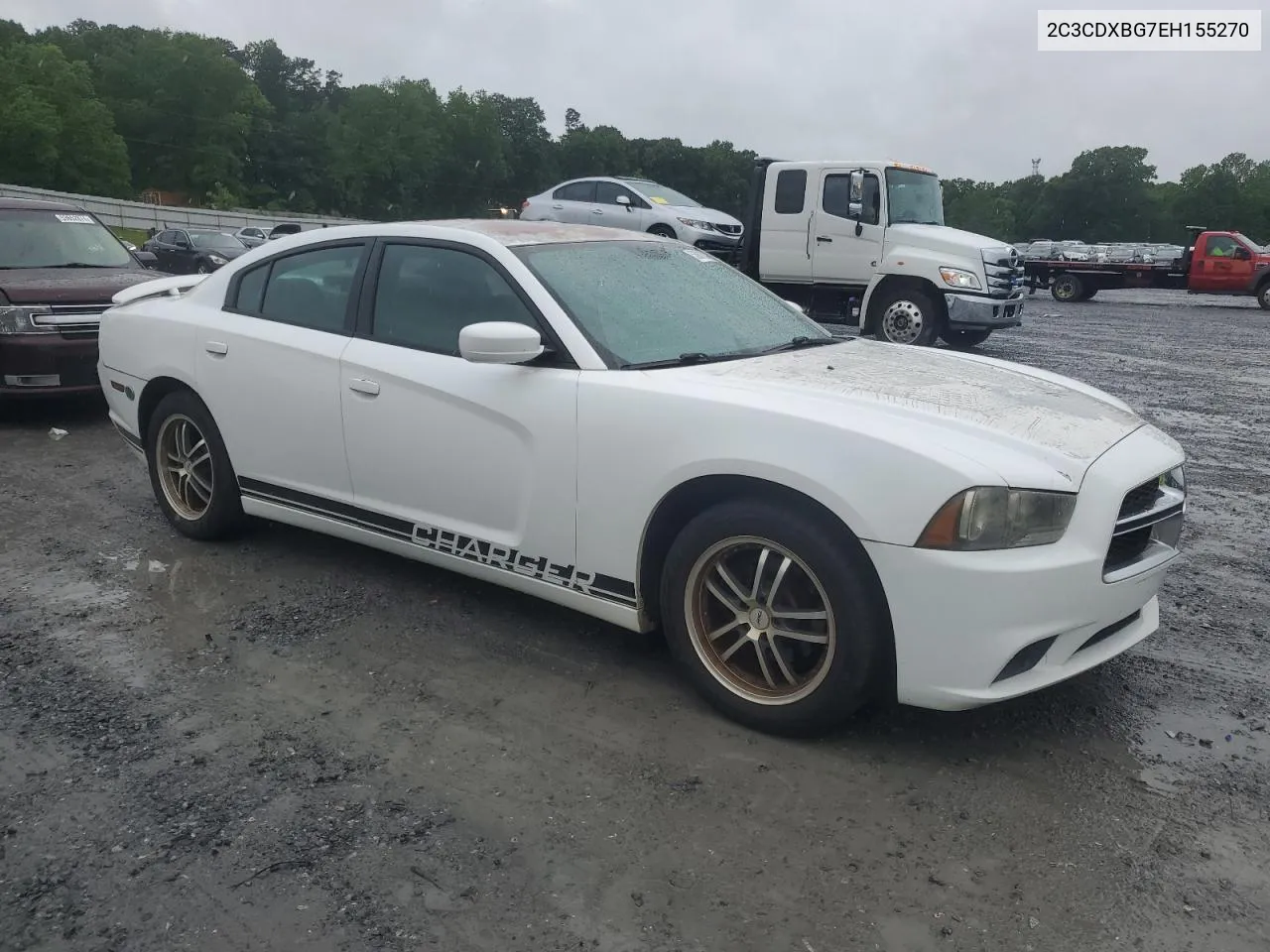 2014 Dodge Charger Se VIN: 2C3CDXBG7EH155270 Lot: 53881304