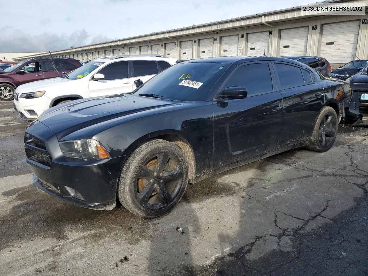 2014 Dodge Charger Sxt VIN: 2C3CDXHG8EH360202 Lot: 54047454