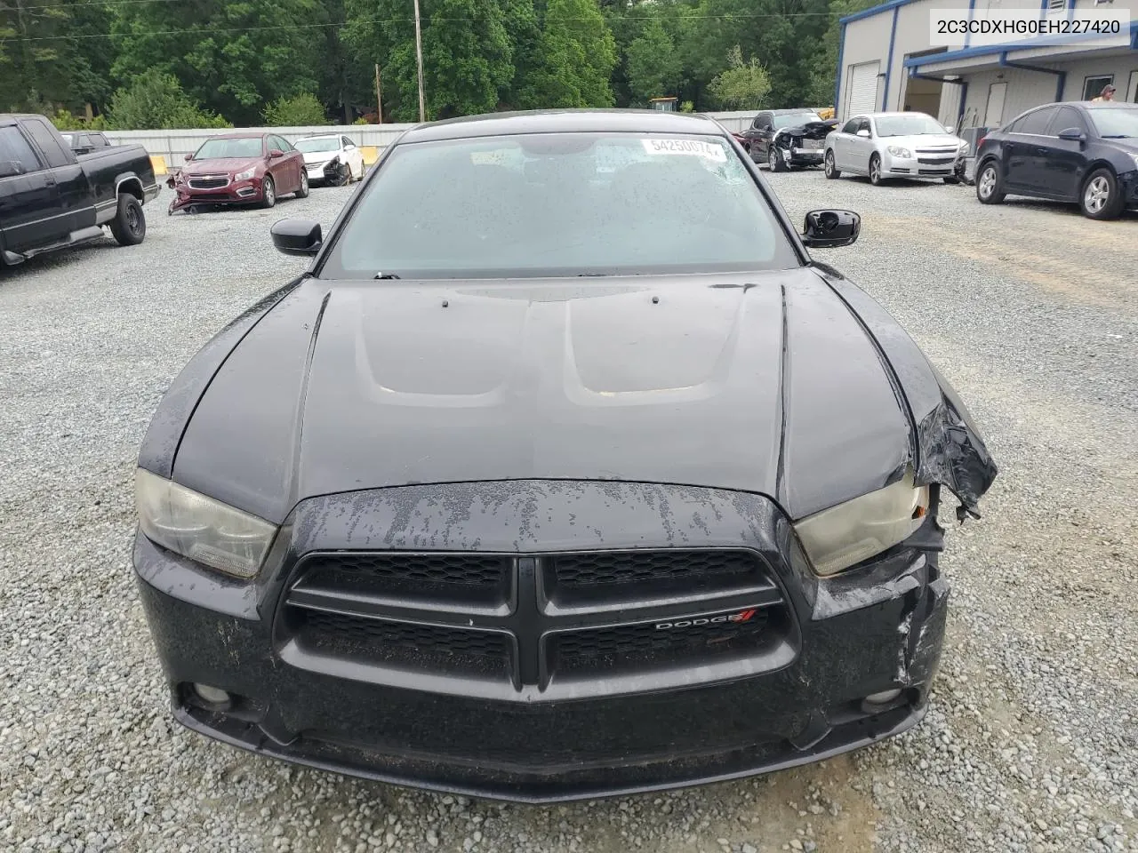 2014 Dodge Charger Sxt VIN: 2C3CDXHG0EH227420 Lot: 54250074