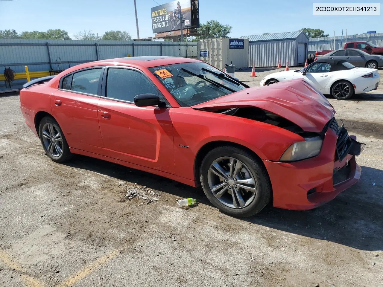 2014 Dodge Charger R/T VIN: 2C3CDXDT2EH341213 Lot: 54527384