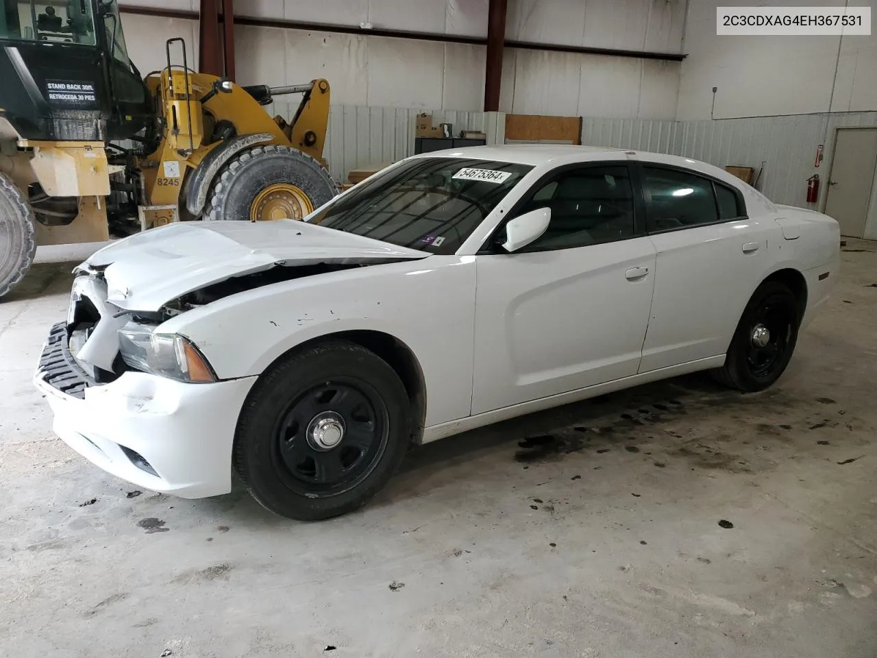 2014 Dodge Charger Police VIN: 2C3CDXAG4EH367531 Lot: 54675364