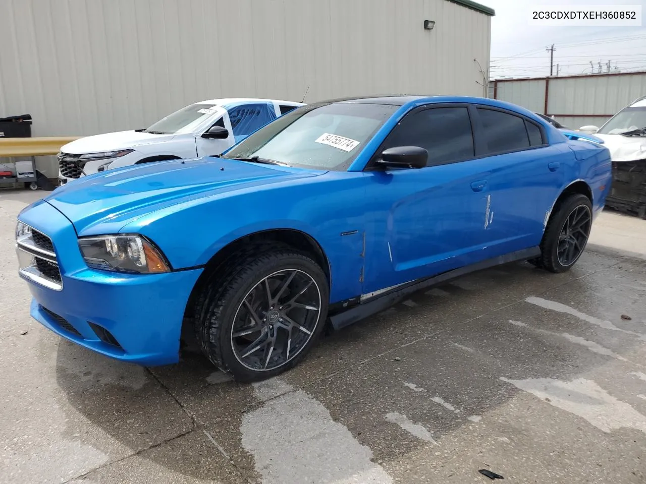 2014 Dodge Charger R/T VIN: 2C3CDXDTXEH360852 Lot: 54755774