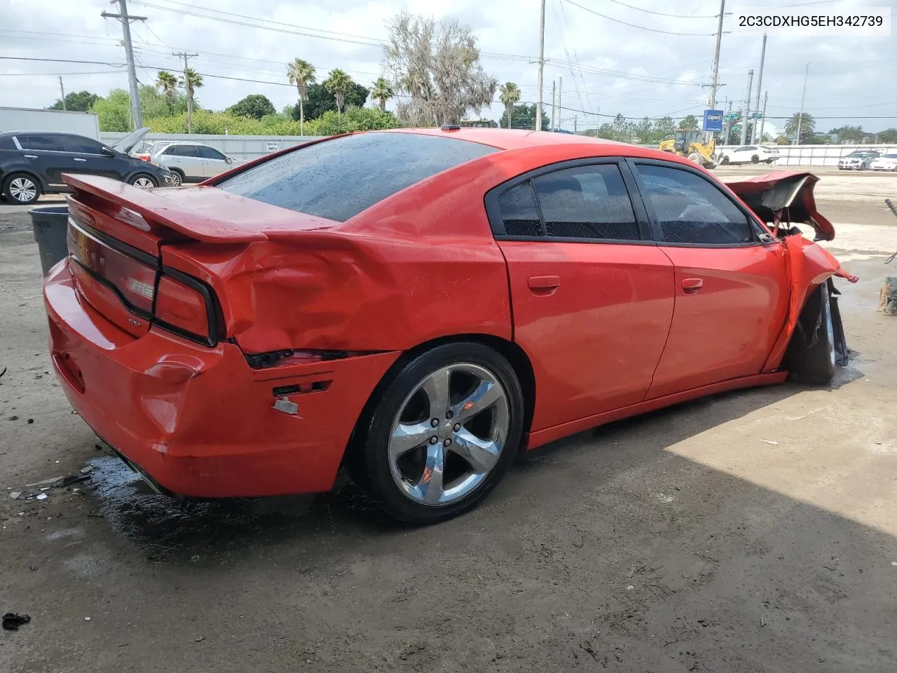 2014 Dodge Charger Sxt VIN: 2C3CDXHG5EH342739 Lot: 54789854