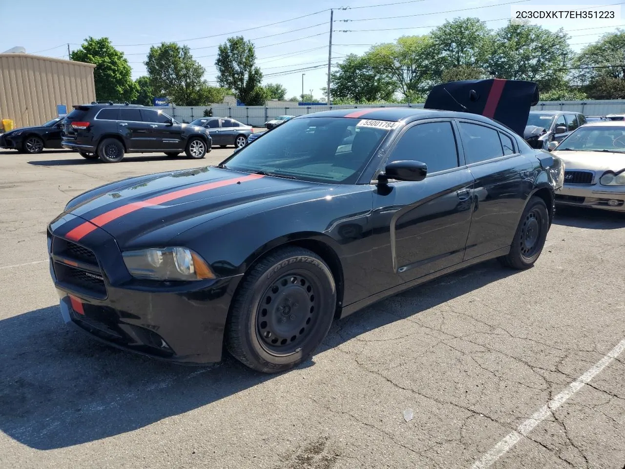 2014 Dodge Charger Police VIN: 2C3CDXKT7EH351223 Lot: 55001784