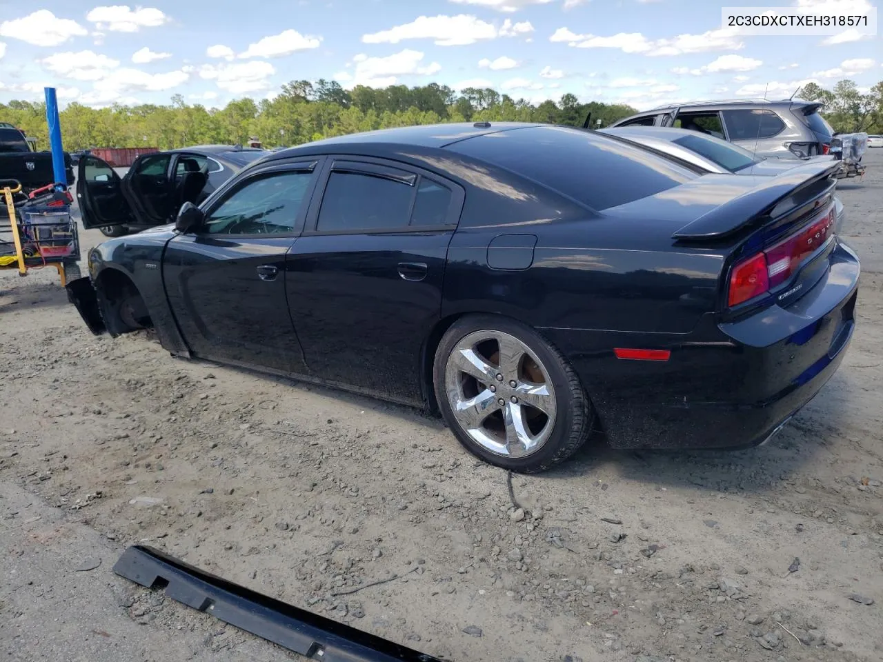 2014 Dodge Charger R/T VIN: 2C3CDXCTXEH318571 Lot: 55124404