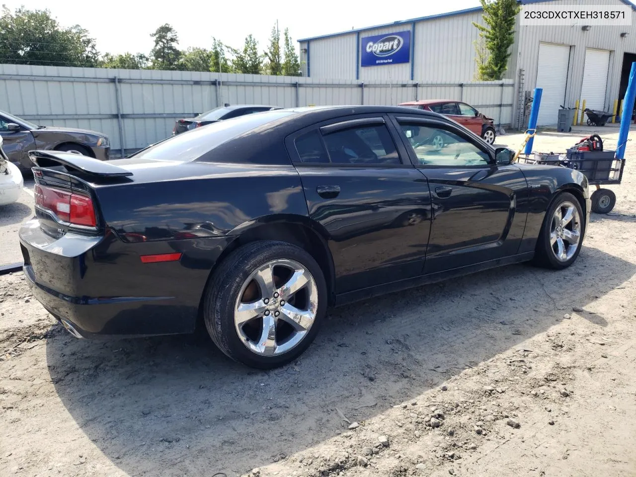 2014 Dodge Charger R/T VIN: 2C3CDXCTXEH318571 Lot: 55124404