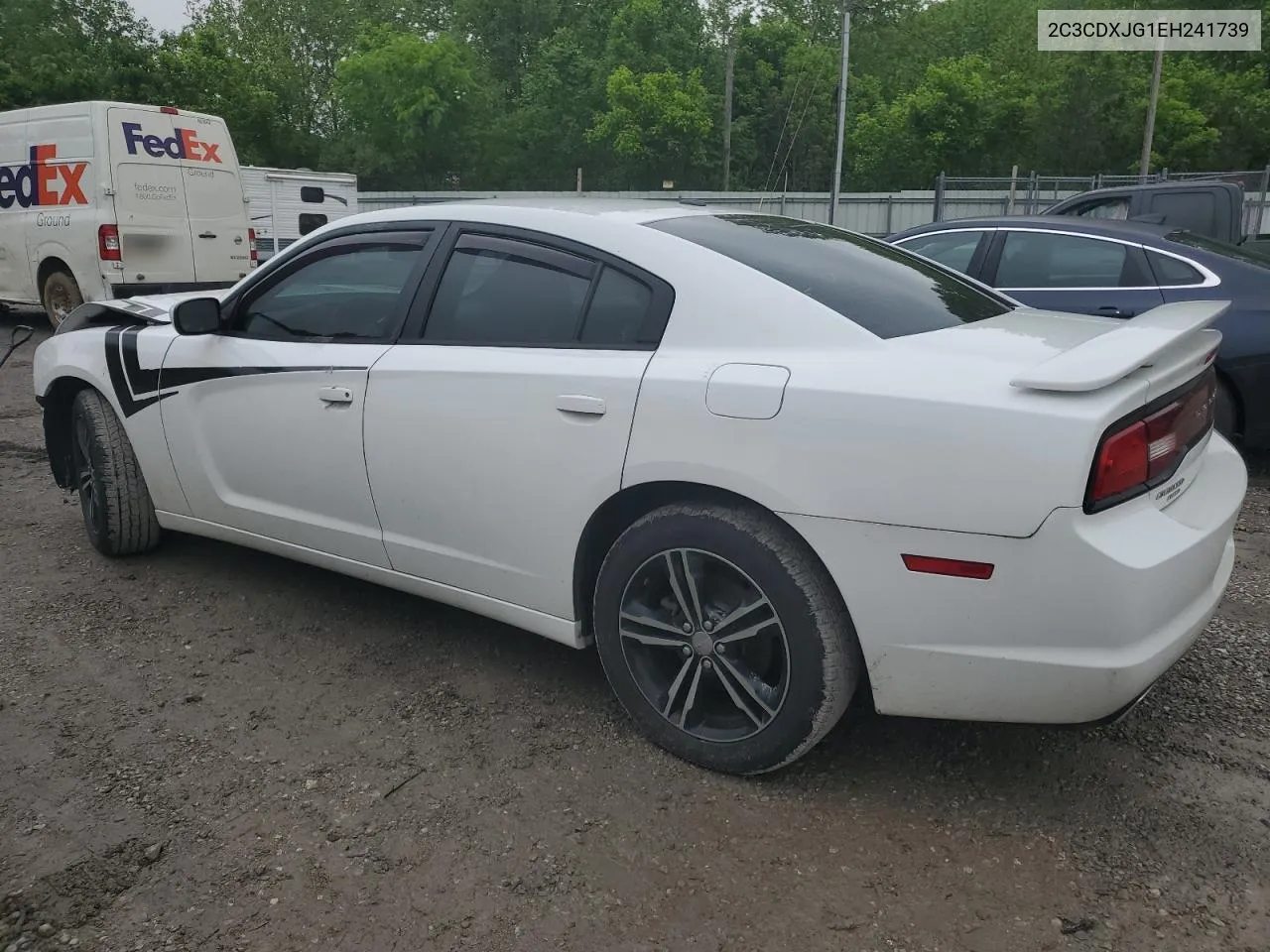 2014 Dodge Charger Sxt VIN: 2C3CDXJG1EH241739 Lot: 55195734