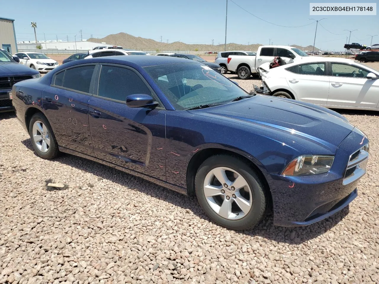 2C3CDXBG4EH178148 2014 Dodge Charger Se