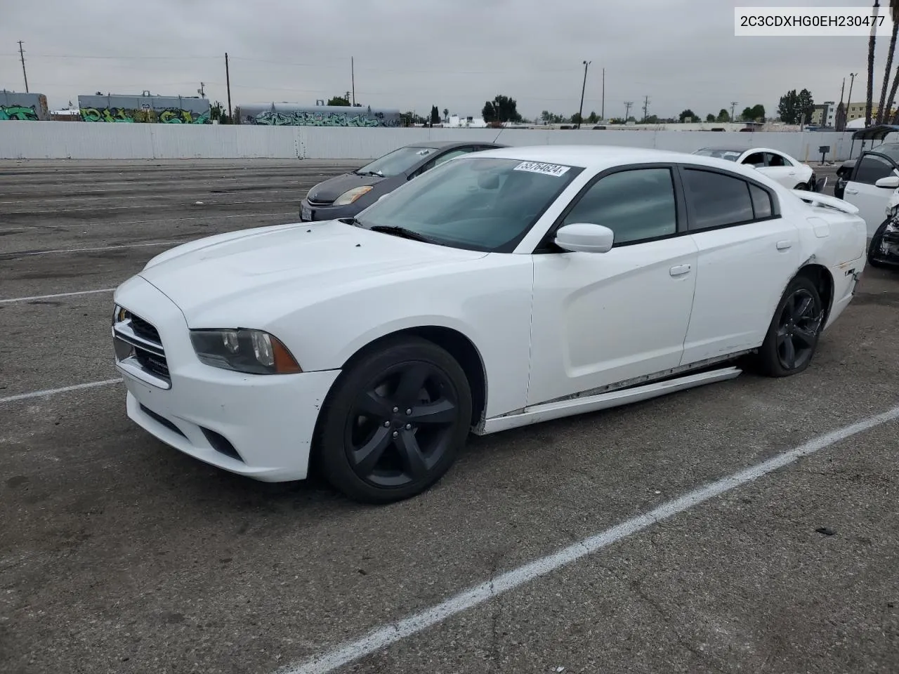 2014 Dodge Charger Sxt VIN: 2C3CDXHG0EH230477 Lot: 55764624