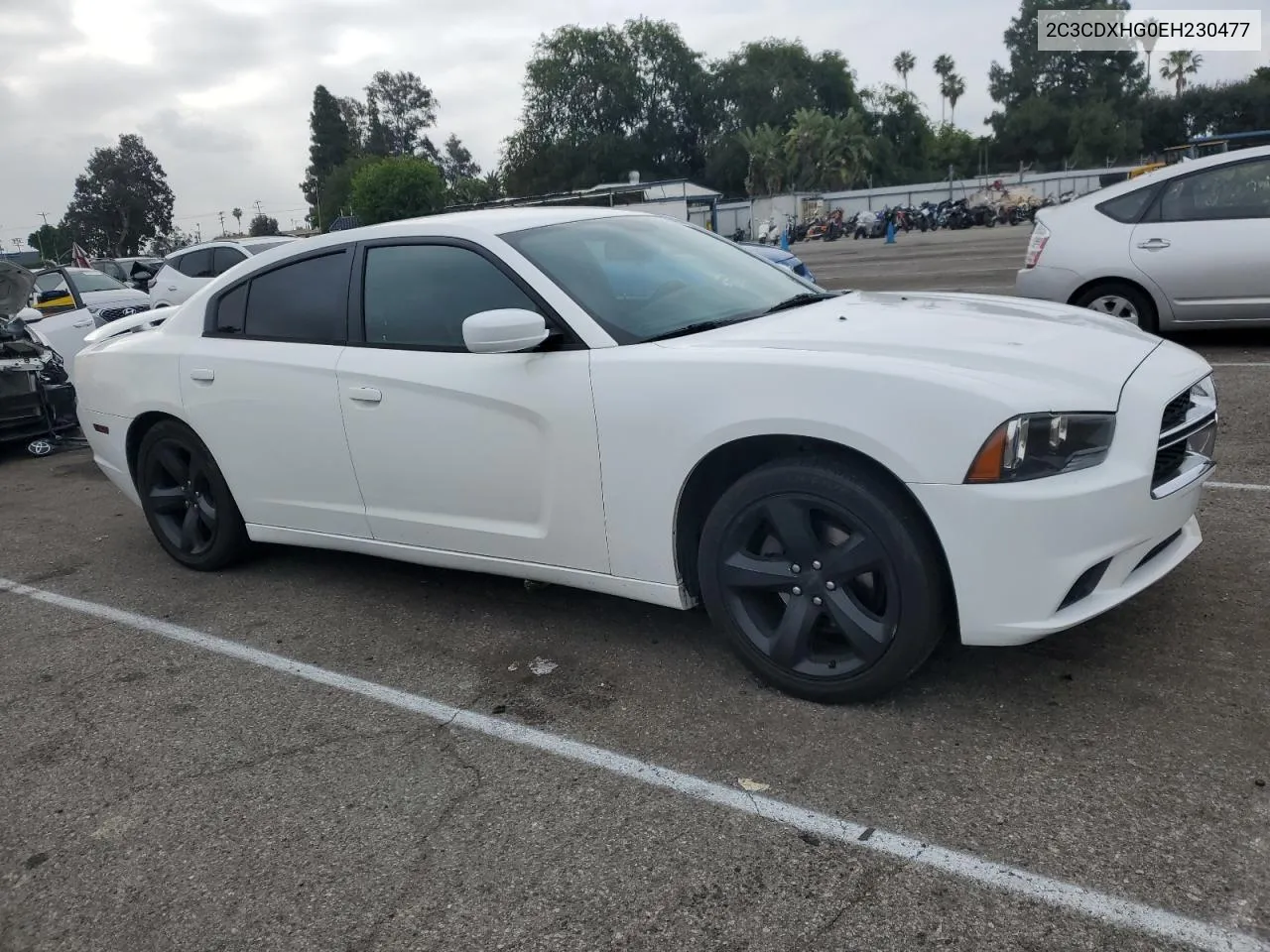 2C3CDXHG0EH230477 2014 Dodge Charger Sxt