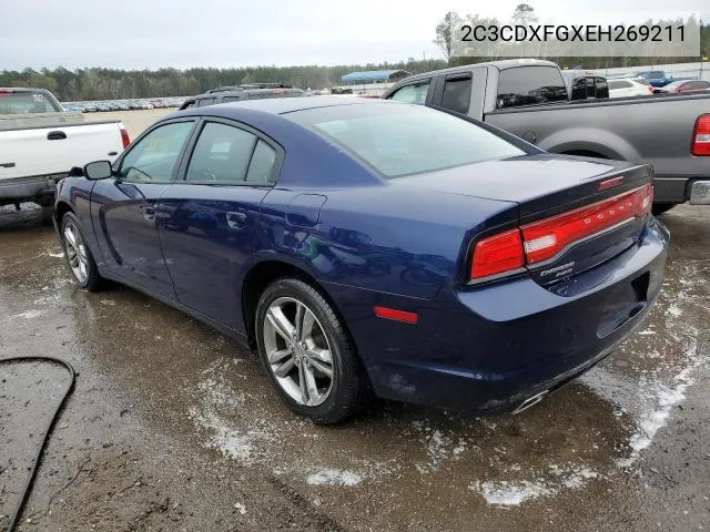 2014 Dodge Charger Se VIN: 2C3CDXFGXEH269211 Lot: 61696384