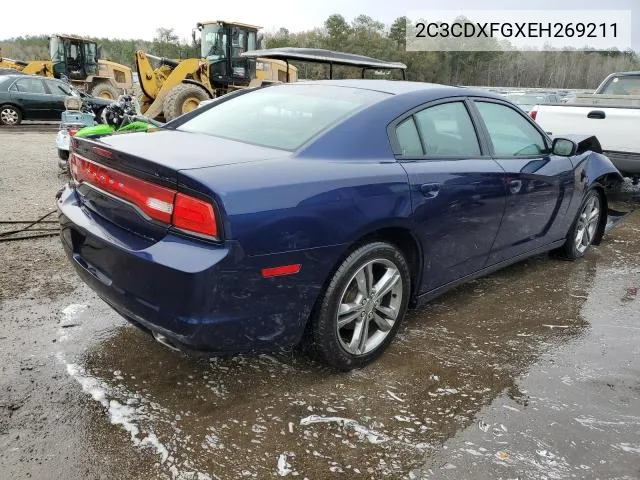 2014 Dodge Charger Se VIN: 2C3CDXFGXEH269211 Lot: 61696384