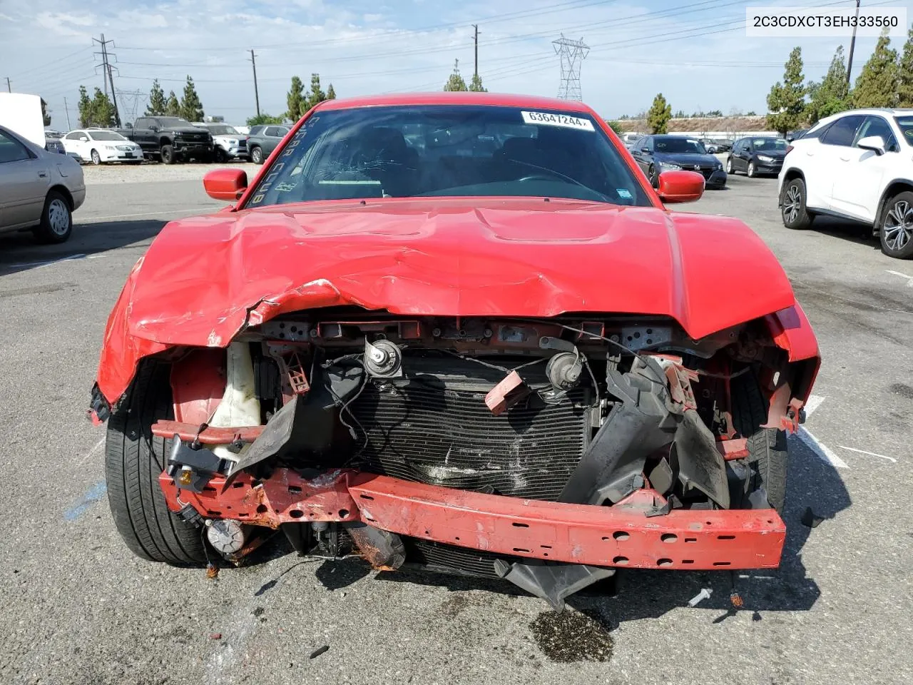 2014 Dodge Charger R/T VIN: 2C3CDXCT3EH333560 Lot: 63647244