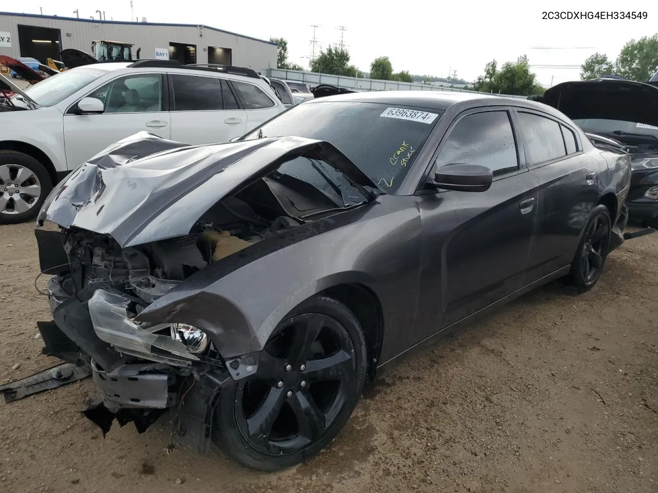 2014 Dodge Charger Sxt VIN: 2C3CDXHG4EH334549 Lot: 63963874