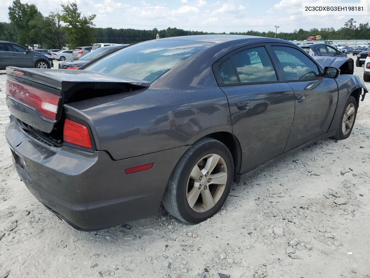 2014 Dodge Charger Se VIN: 2C3CDXBG3EH198181 Lot: 64663753