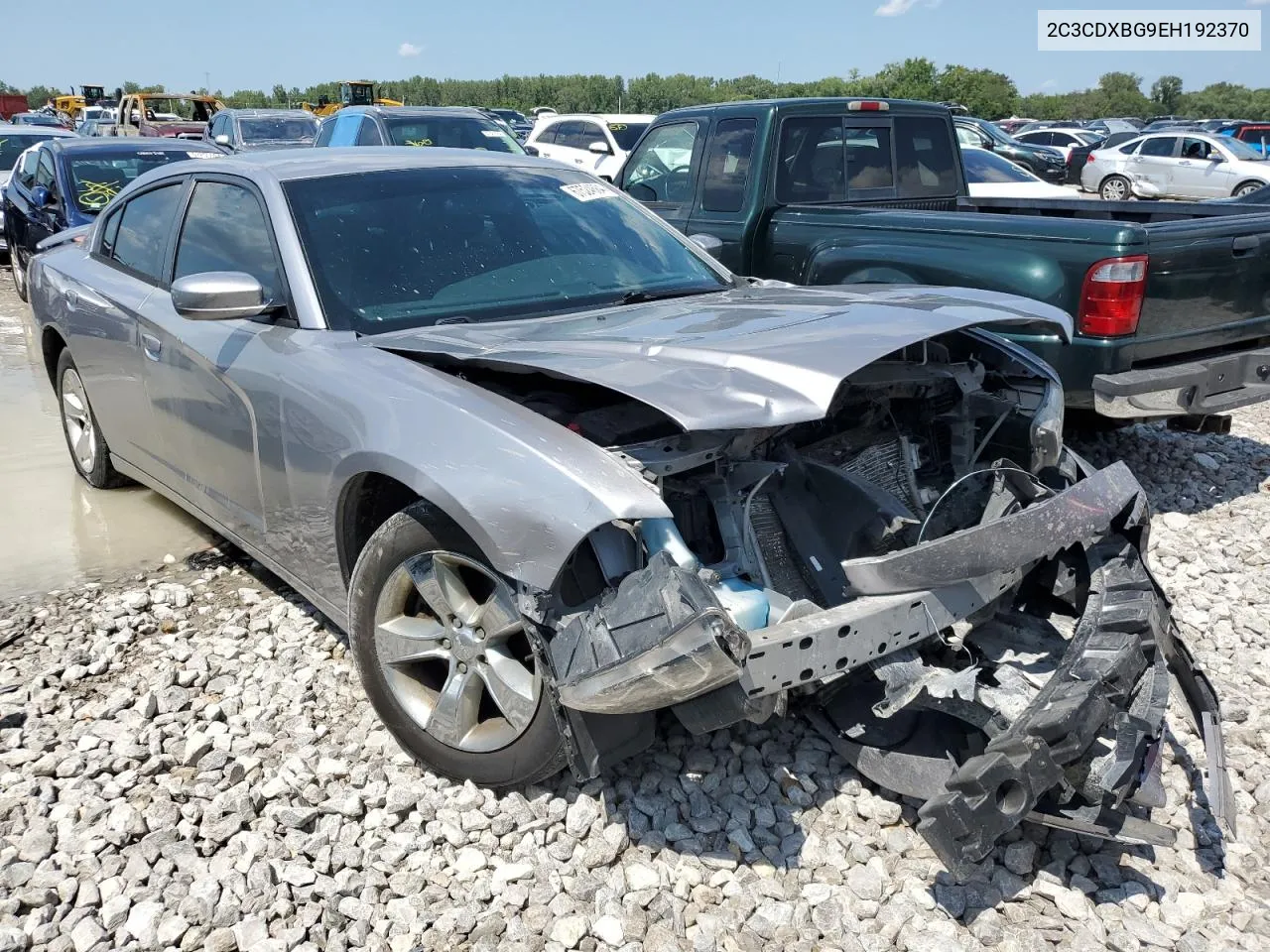 2014 Dodge Charger Se VIN: 2C3CDXBG9EH192370 Lot: 67524684