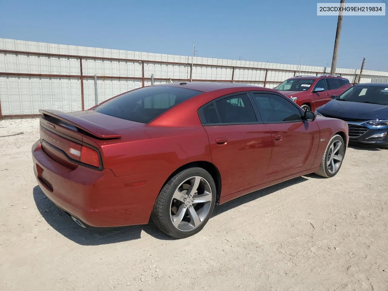 2014 Dodge Charger Sxt VIN: 2C3CDXHG9EH219834 Lot: 68031934