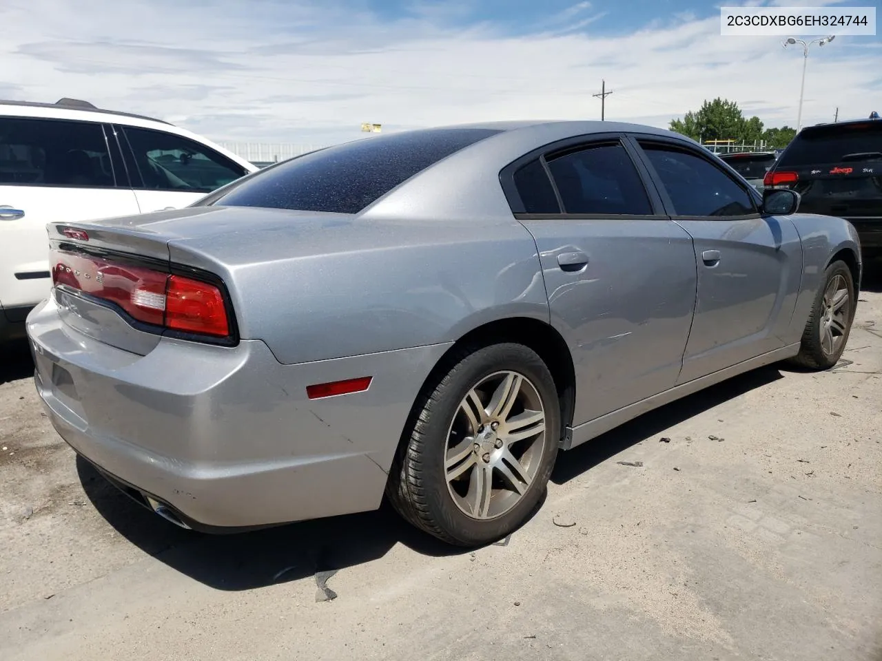 2014 Dodge Charger Se VIN: 2C3CDXBG6EH324744 Lot: 68569214