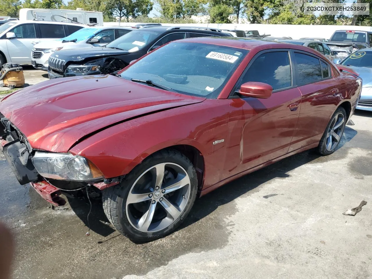 2014 Dodge Charger R/T VIN: 2C3CDXCTXEH253849 Lot: 69160584