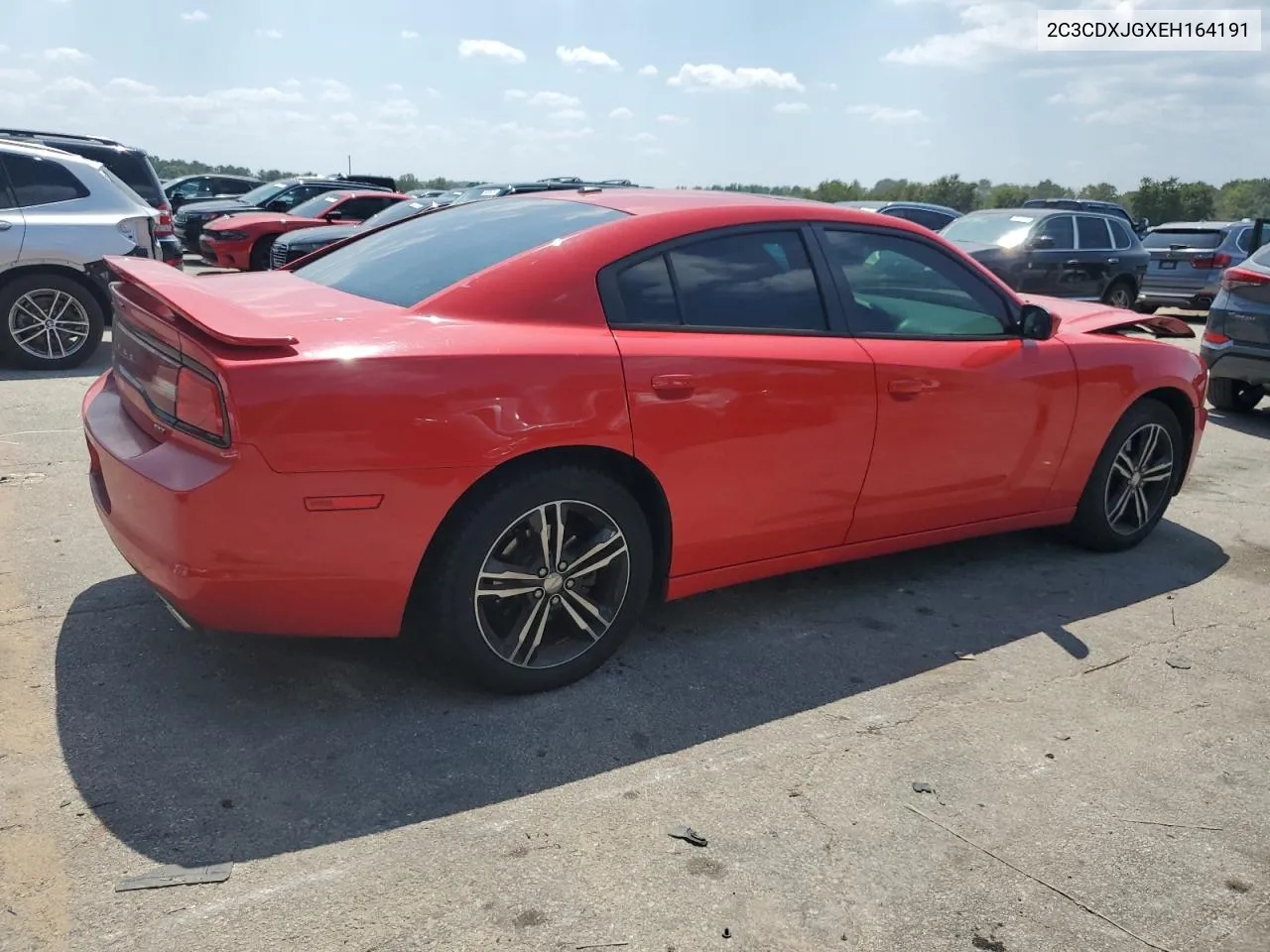 2014 Dodge Charger Sxt VIN: 2C3CDXJGXEH164191 Lot: 69199504