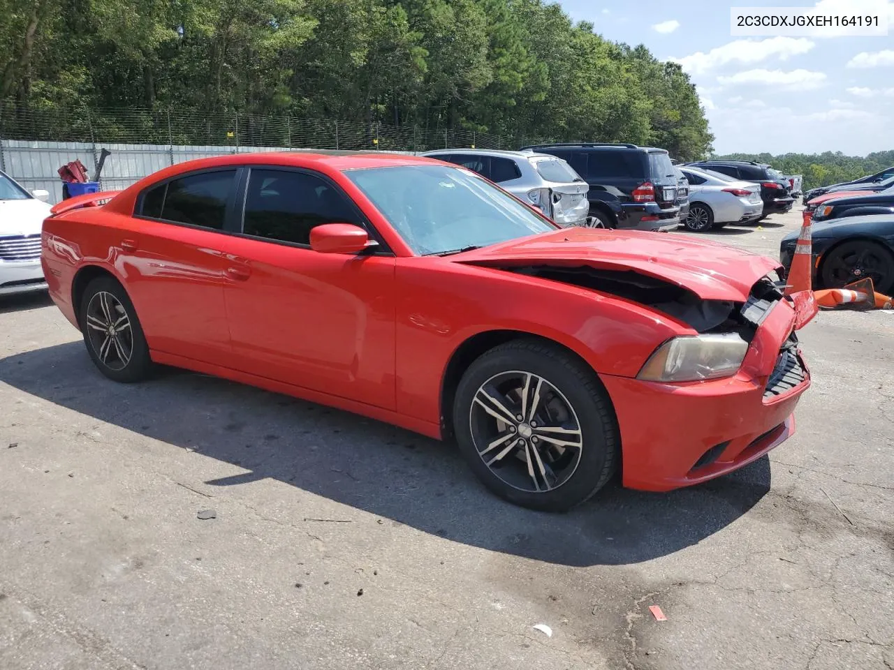 2014 Dodge Charger Sxt VIN: 2C3CDXJGXEH164191 Lot: 69199504