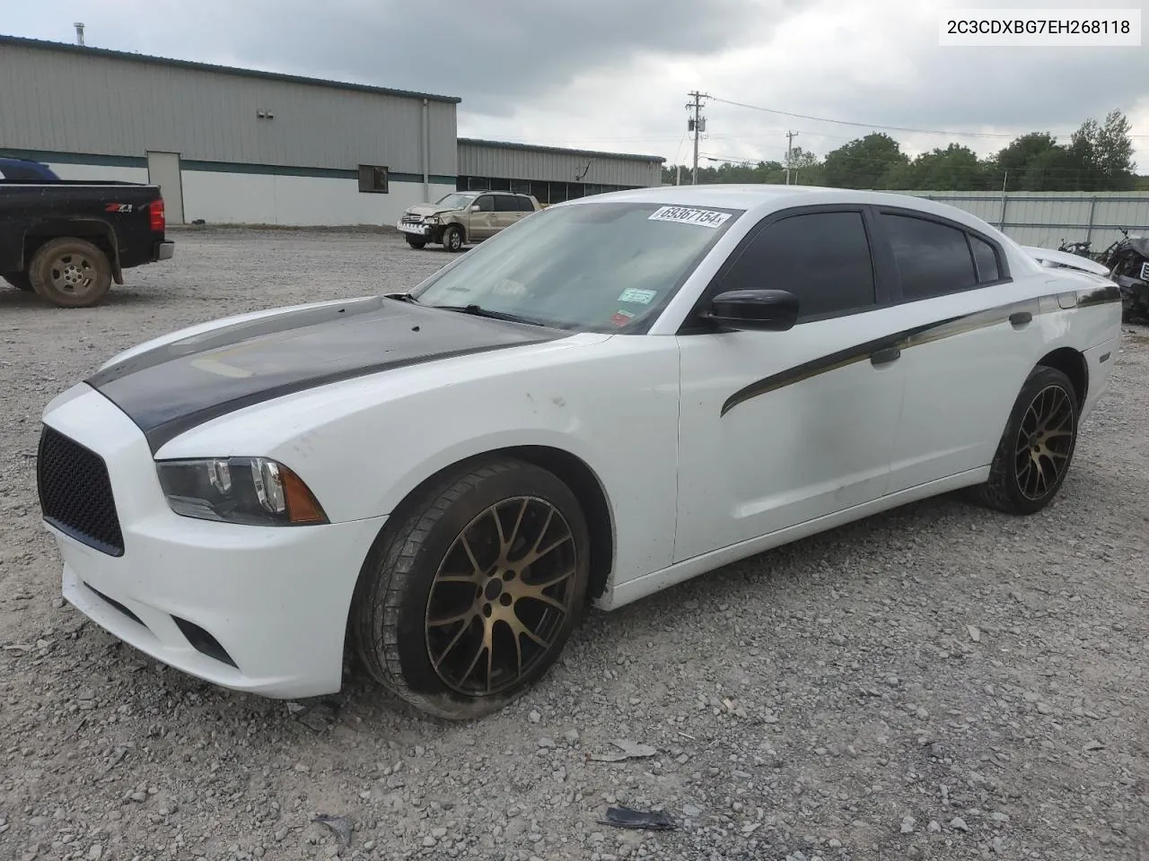 2C3CDXBG7EH268118 2014 Dodge Charger Se