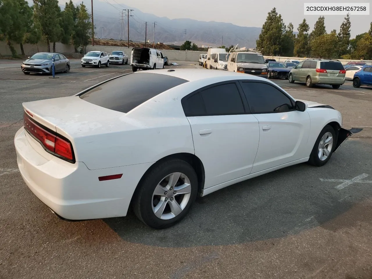 2014 Dodge Charger Sxt VIN: 2C3CDXHG8EH267258 Lot: 69884554