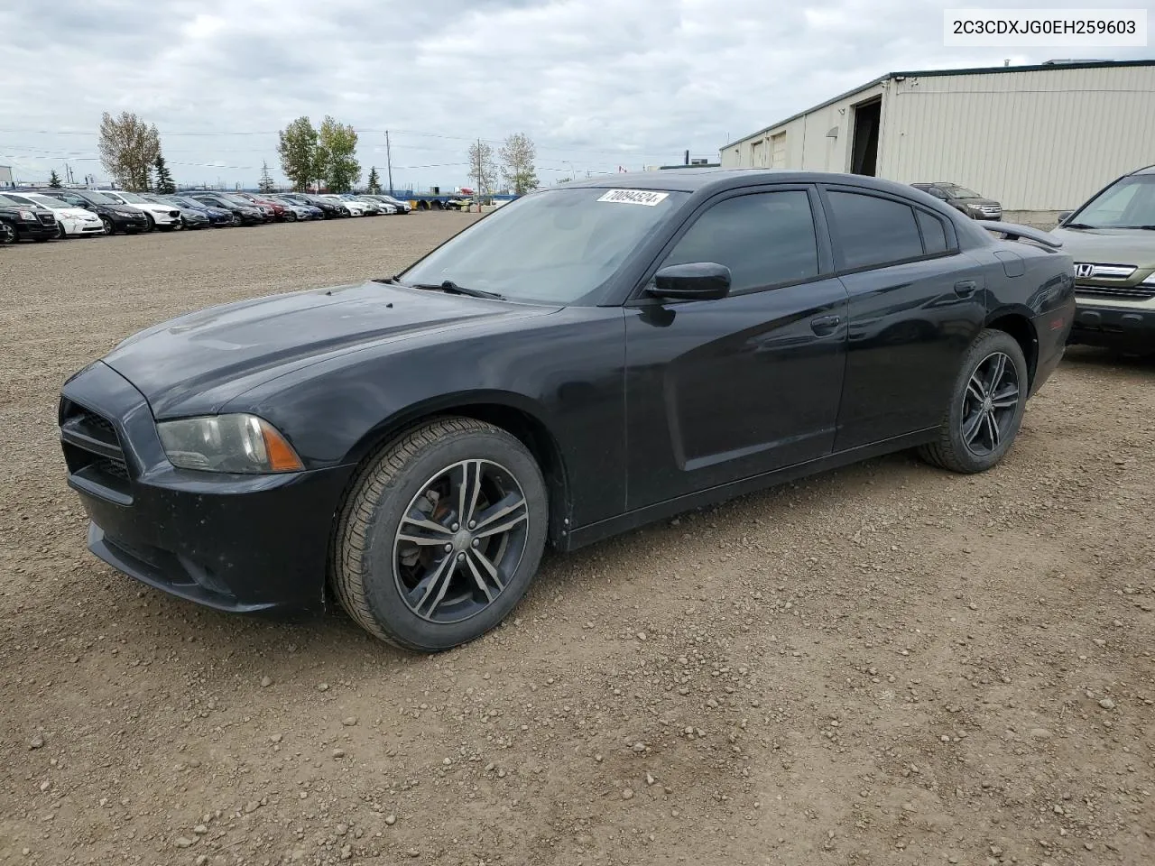 2014 Dodge Charger Sxt VIN: 2C3CDXJG0EH259603 Lot: 70094524