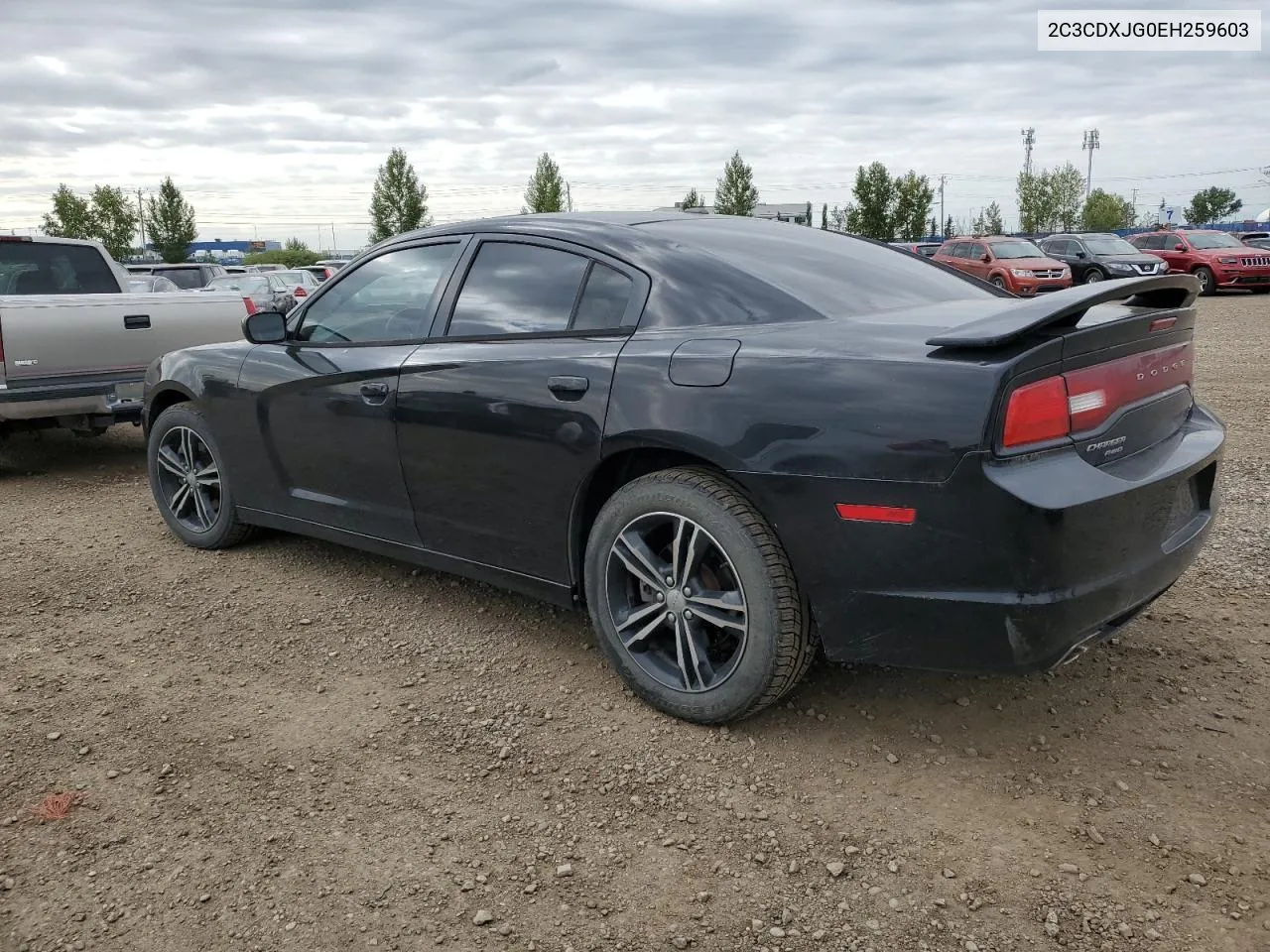 2C3CDXJG0EH259603 2014 Dodge Charger Sxt