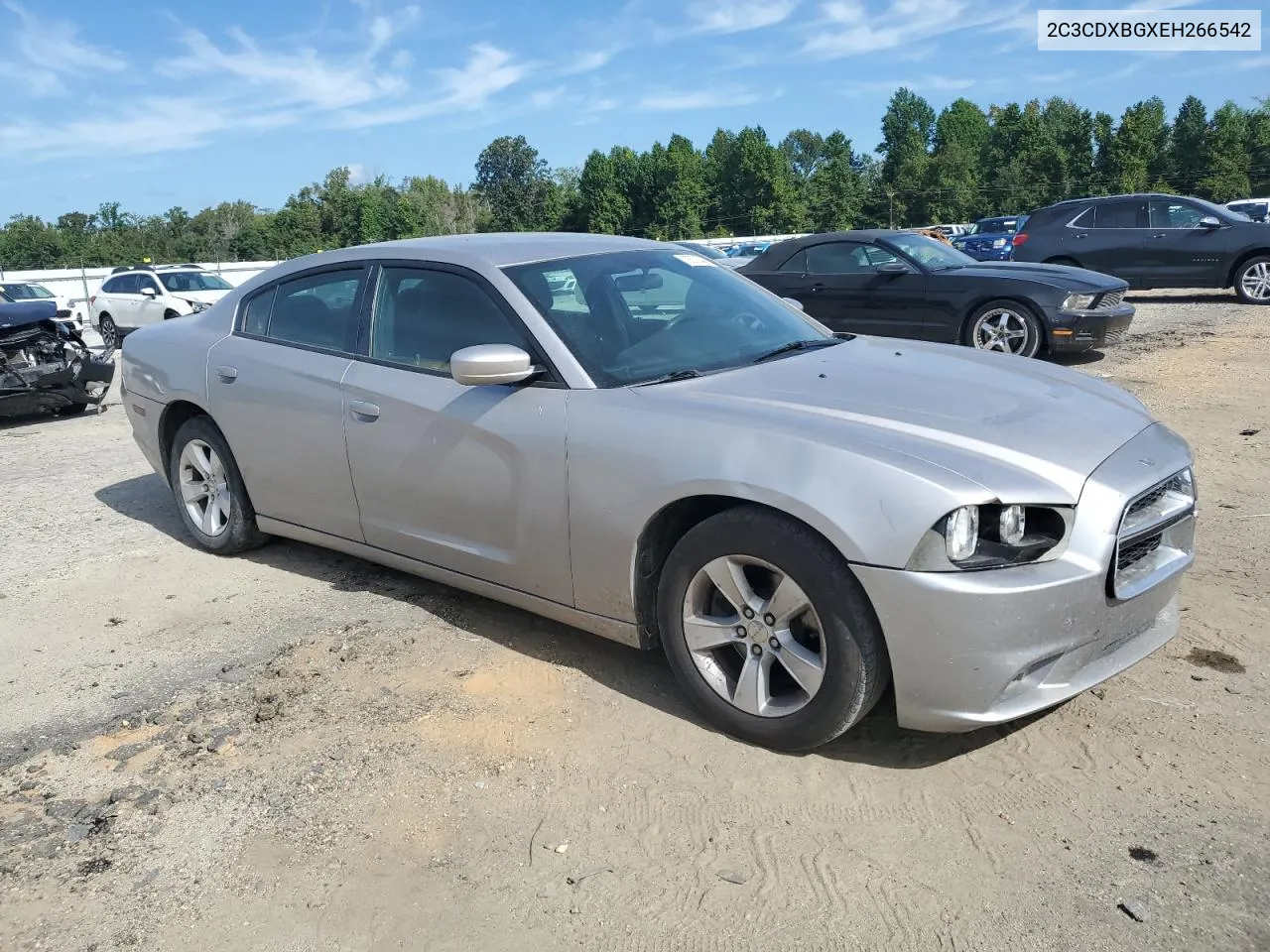 2014 Dodge Charger Se VIN: 2C3CDXBGXEH266542 Lot: 70573344