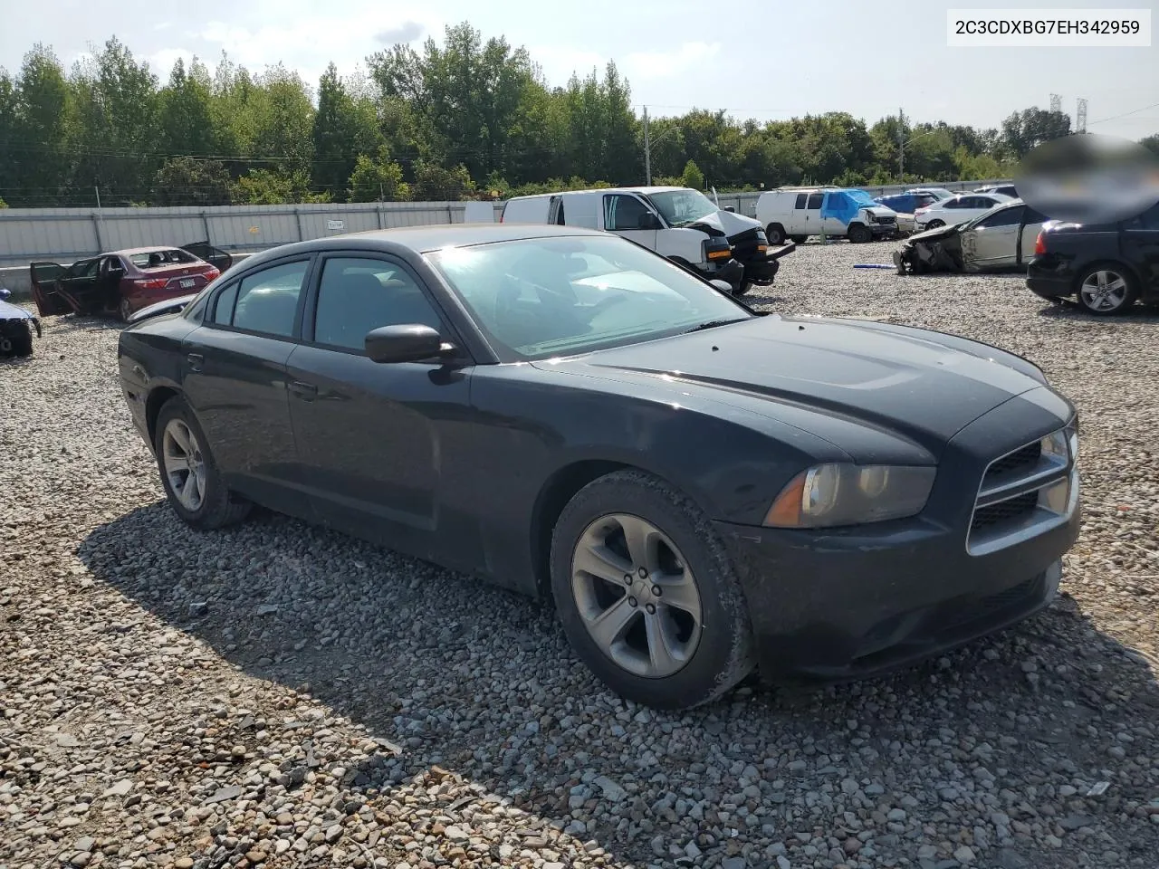 2014 Dodge Charger Se VIN: 2C3CDXBG7EH342959 Lot: 70809204