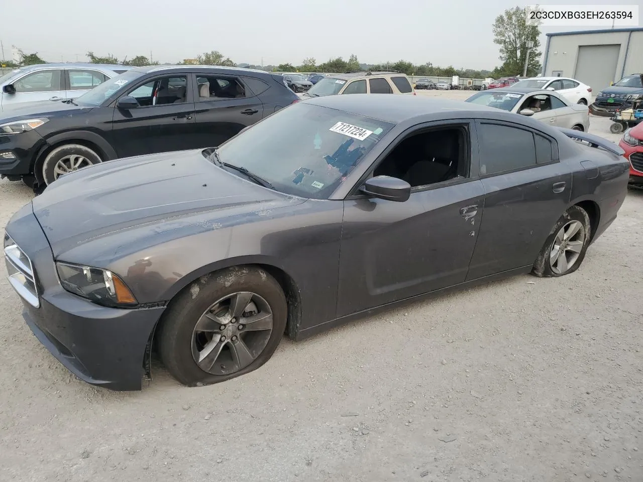 2014 Dodge Charger Se VIN: 2C3CDXBG3EH263594 Lot: 71217224