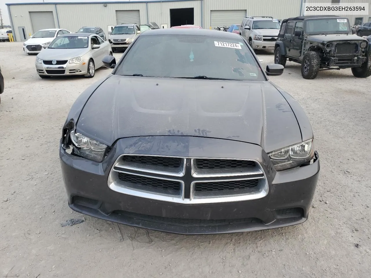 2014 Dodge Charger Se VIN: 2C3CDXBG3EH263594 Lot: 71217224