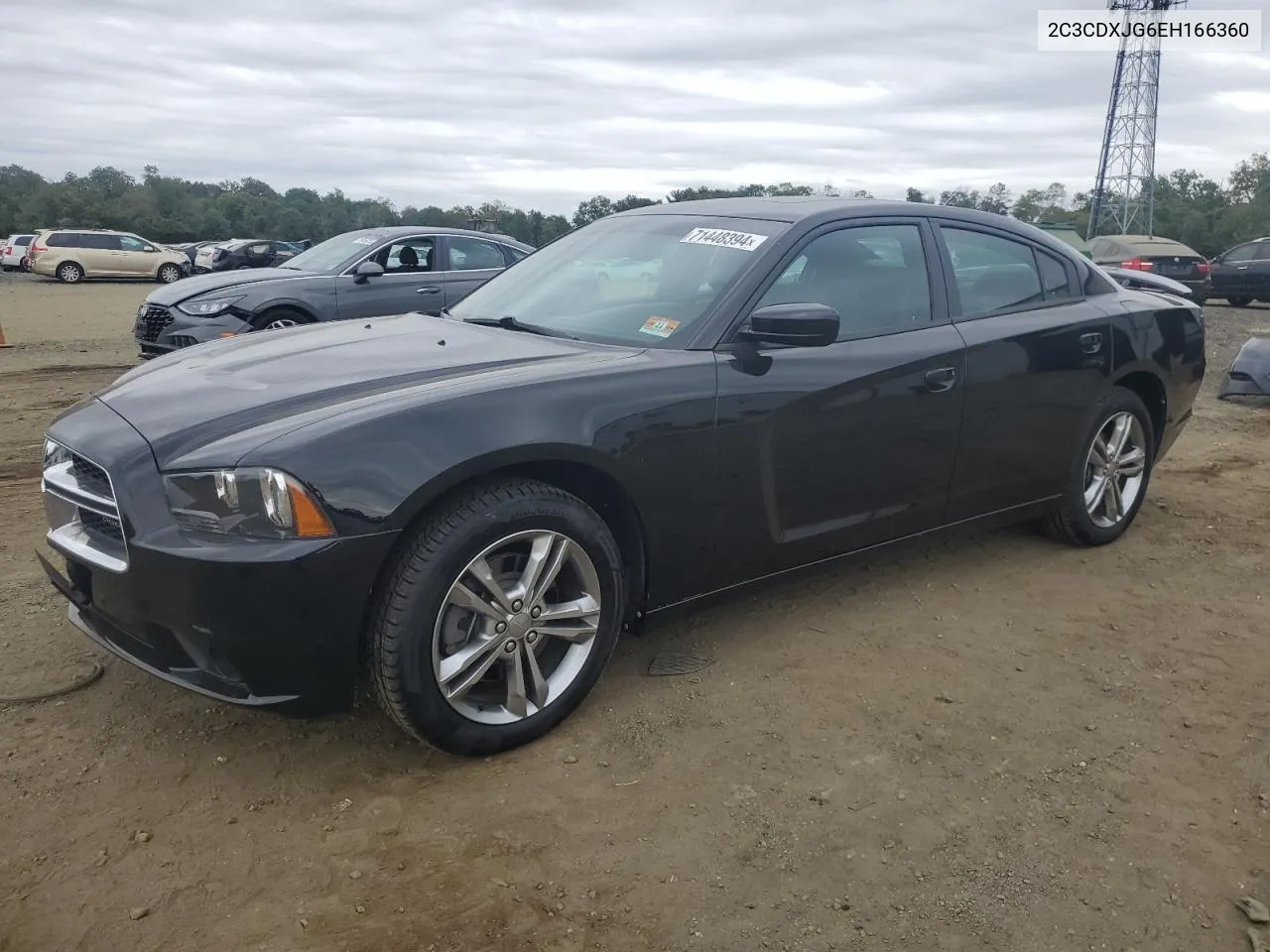 2014 Dodge Charger Sxt VIN: 2C3CDXJG6EH166360 Lot: 71448394