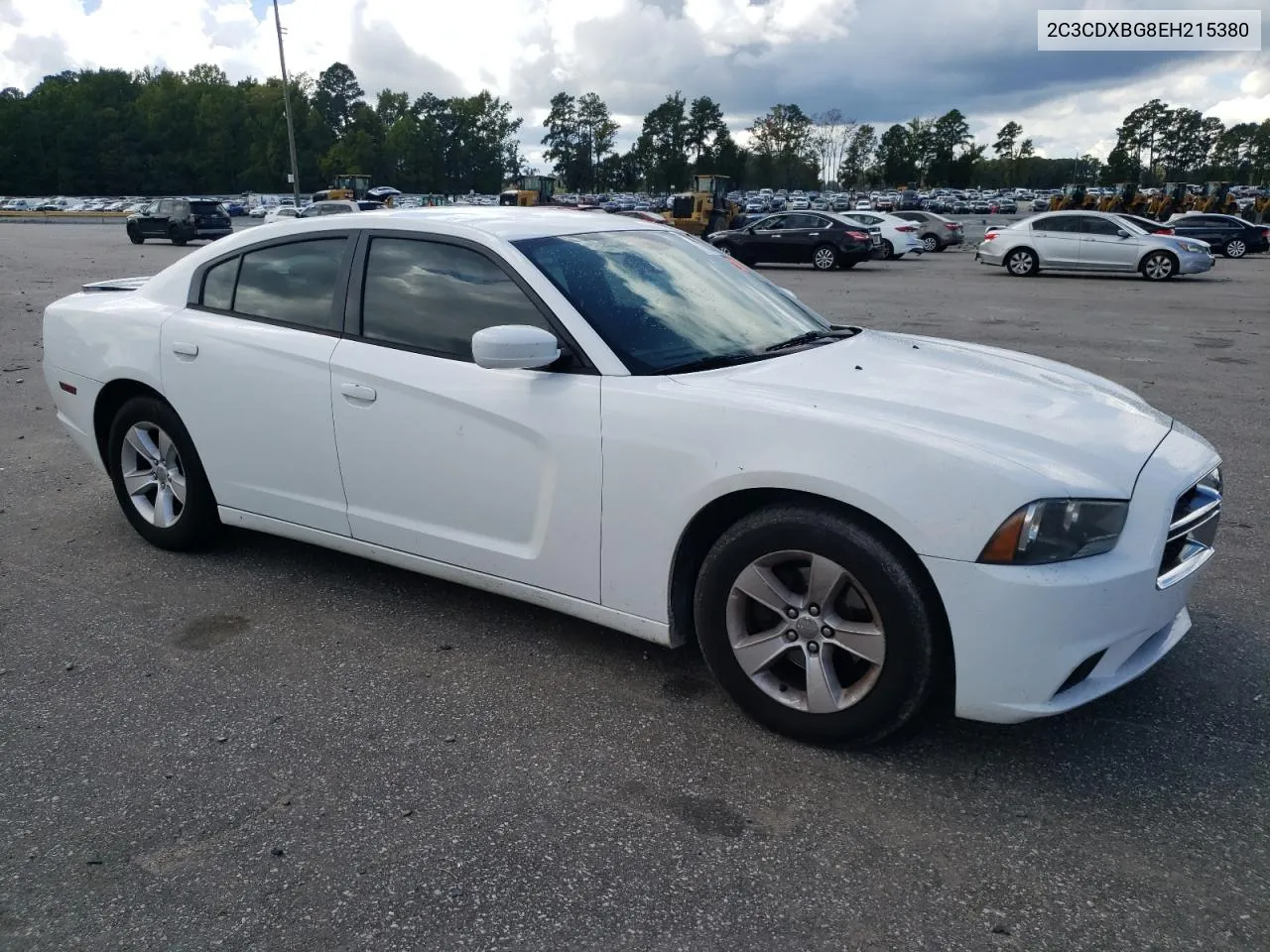 2C3CDXBG8EH215380 2014 Dodge Charger Se