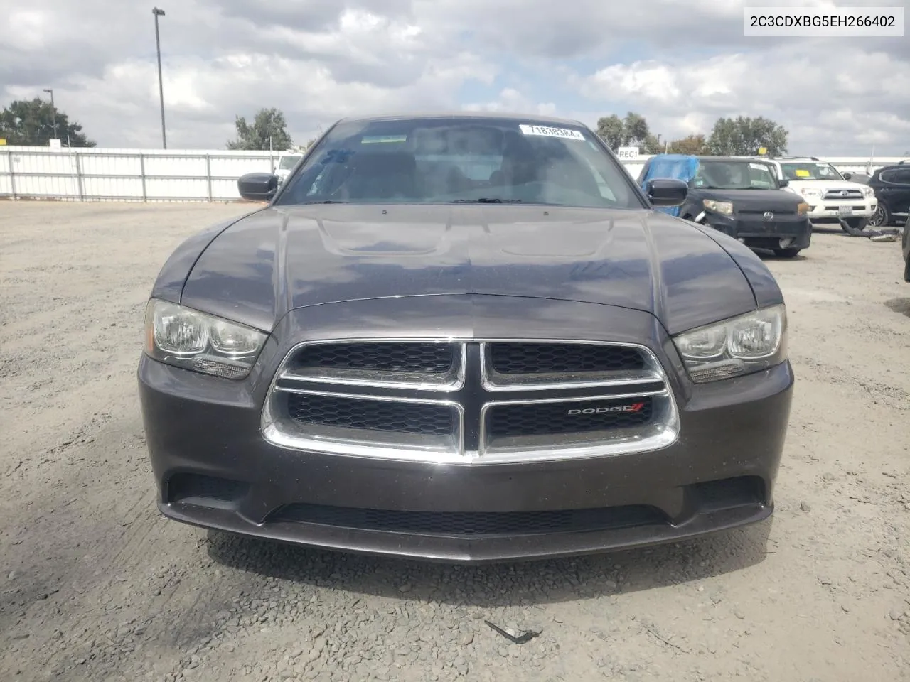 2014 Dodge Charger Se VIN: 2C3CDXBG5EH266402 Lot: 71838384