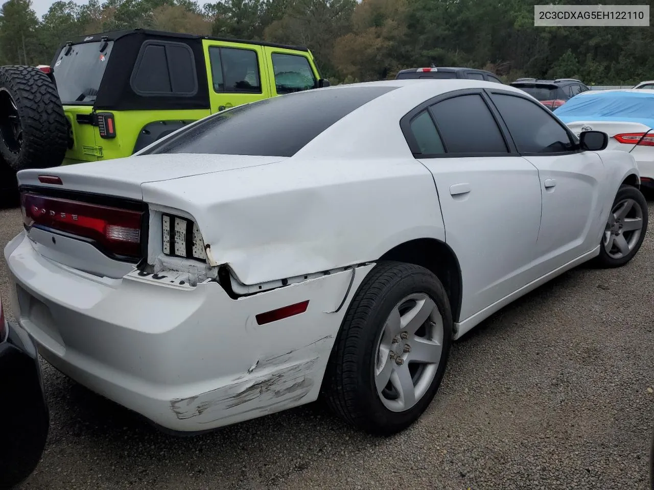 2014 Dodge Charger Police VIN: 2C3CDXAG5EH122110 Lot: 78675713