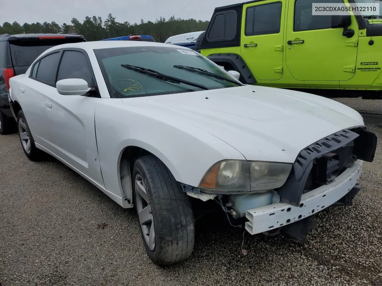 2014 Dodge Charger Police VIN: 2C3CDXAG5EH122110 Lot: 78675713