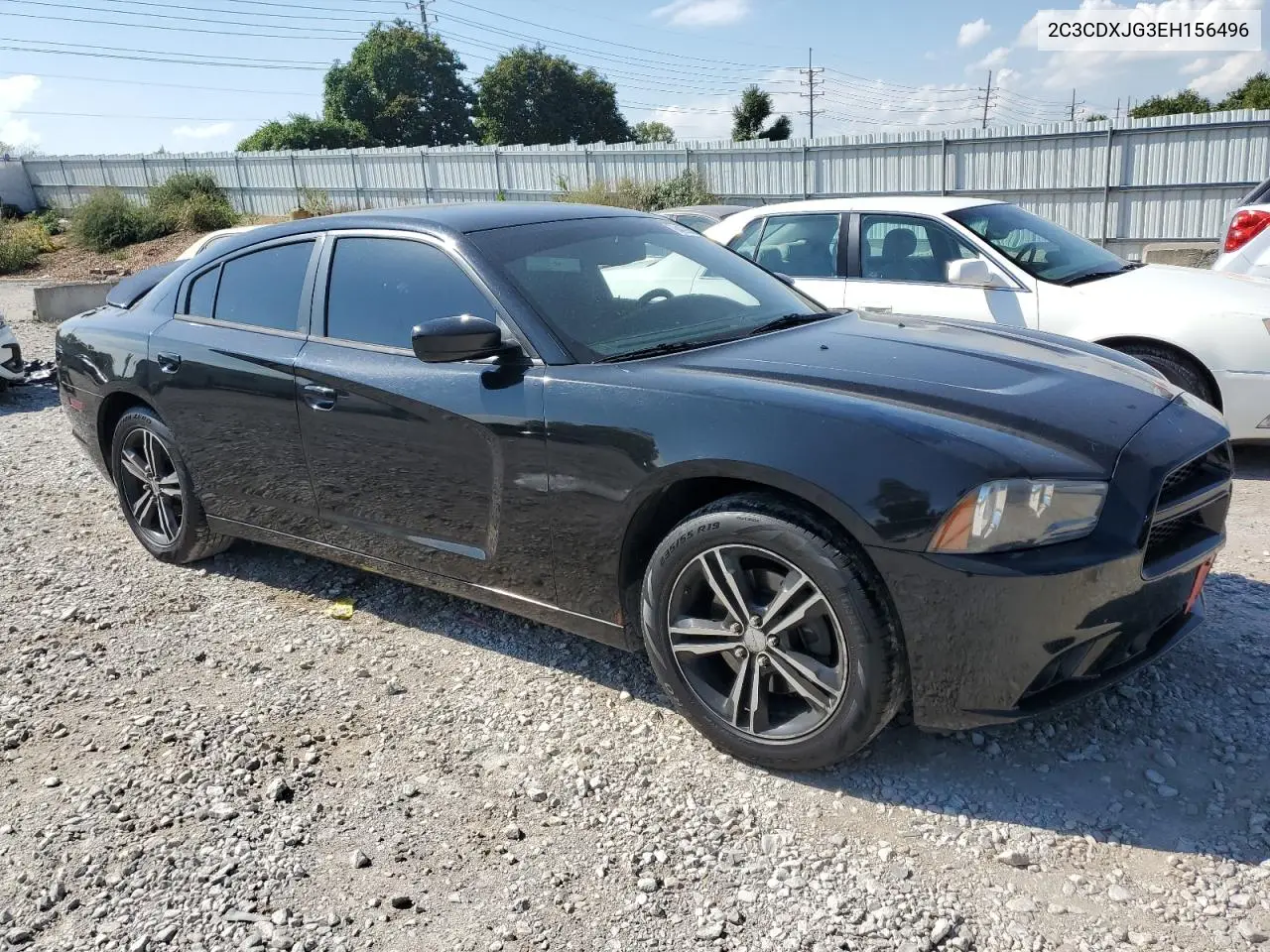 2C3CDXJG3EH156496 2014 Dodge Charger Sxt