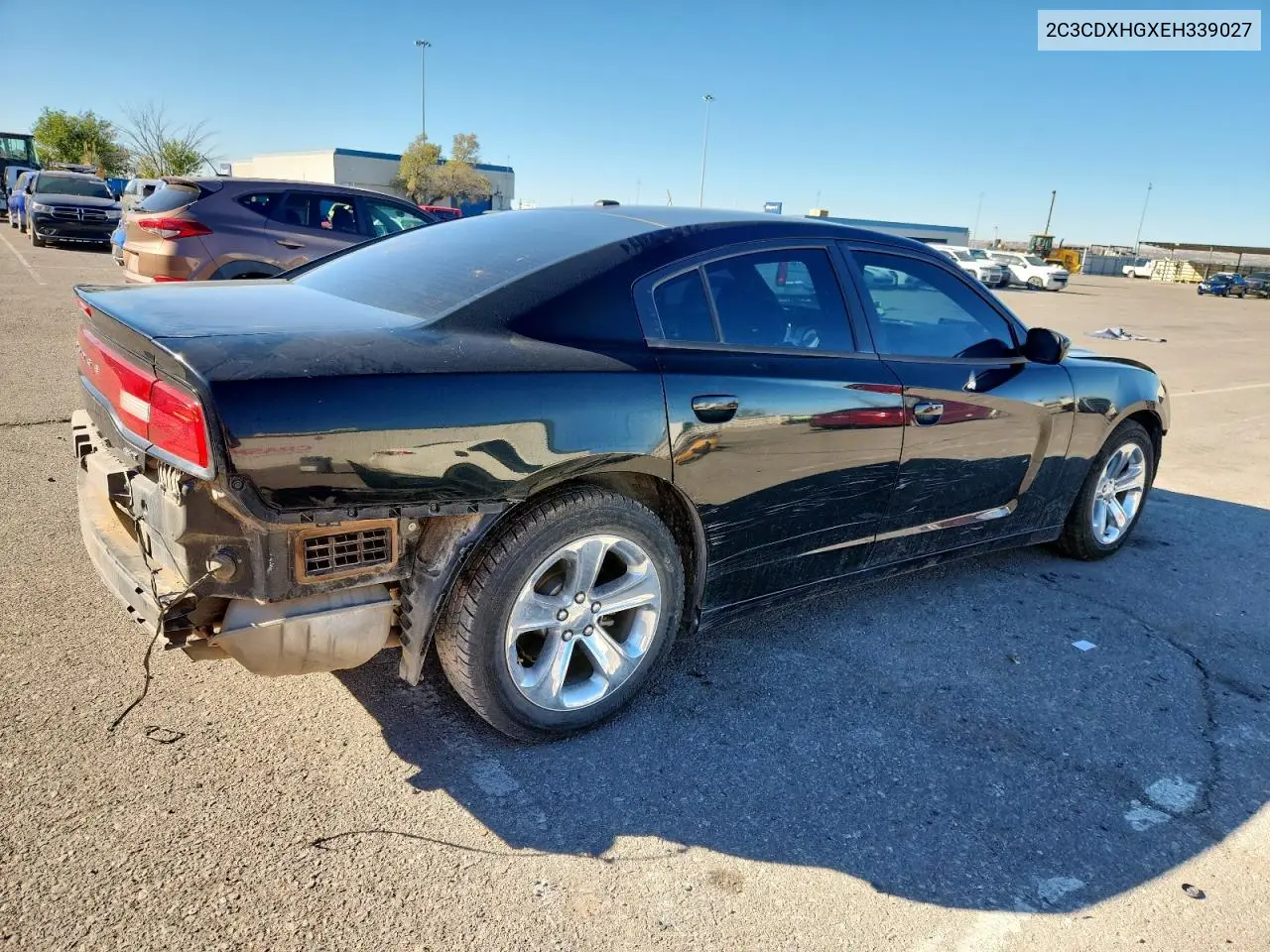 2C3CDXHGXEH339027 2014 Dodge Charger Sxt