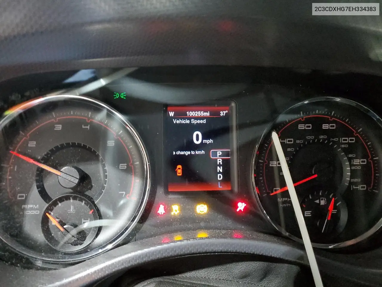 2C3CDXHG7EH334383 2014 Dodge Charger Sxt