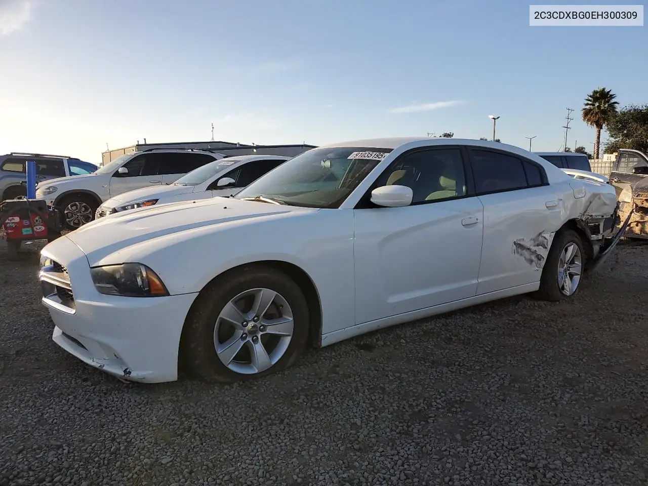 2C3CDXBG0EH300309 2014 Dodge Charger Se