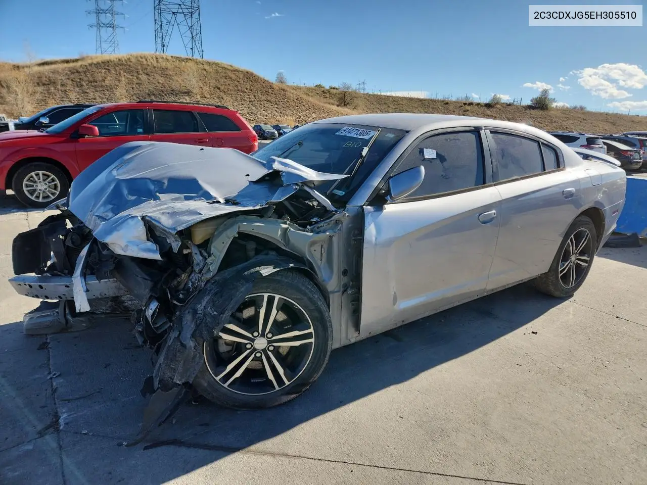 2C3CDXJG5EH305510 2014 Dodge Charger Sxt