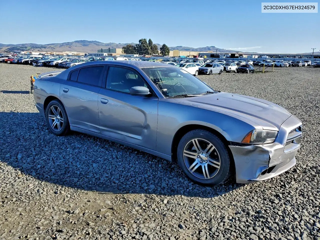 2C3CDXHG7EH324579 2014 Dodge Charger Sxt